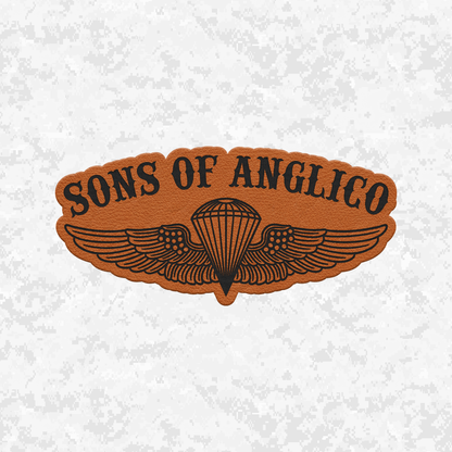 Sons of ANGLICO | Leather Patch | Velcro Backed