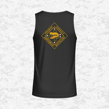 4th Assault Amphibian Battalion "4th Tracks" DRIFIT Sleeveless, Tank, Sleeveless Hoodie