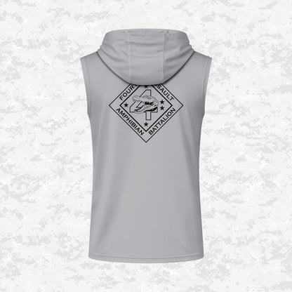 4th Assault Amphibian Battalion "4th Tracks" DRIFIT Sleeveless, Tank, Sleeveless Hoodie