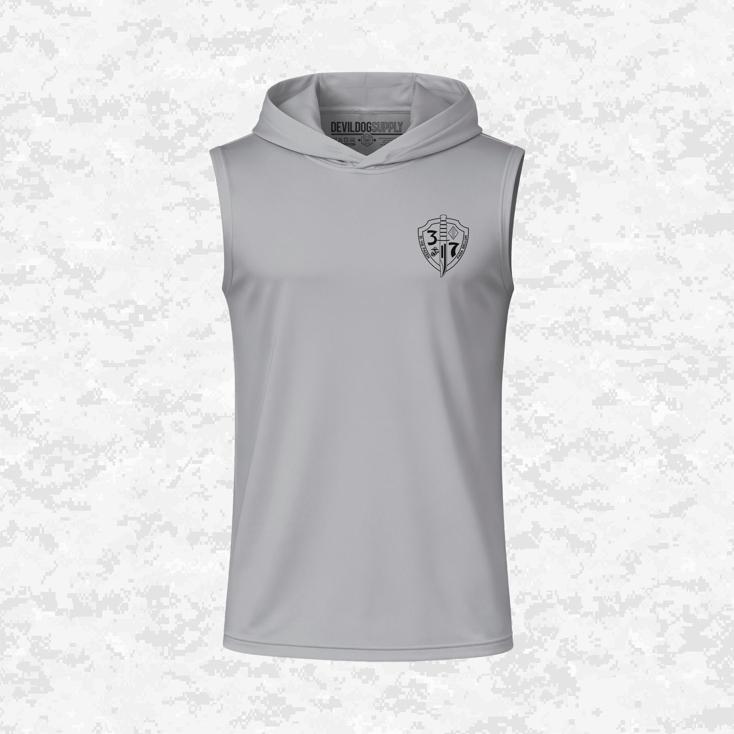 3rd Battalion 7th Marines Unit "The Cutting Edge" DRIFIT Sleeveless, Tank, Sleeveless Hoodie