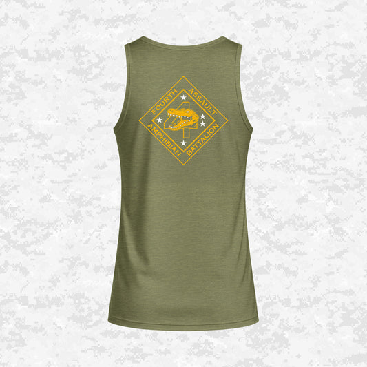 4th Assault Amphibian Battalion "4th Tracks" DRIFIT Sleeveless, Tank, Sleeveless Hoodie