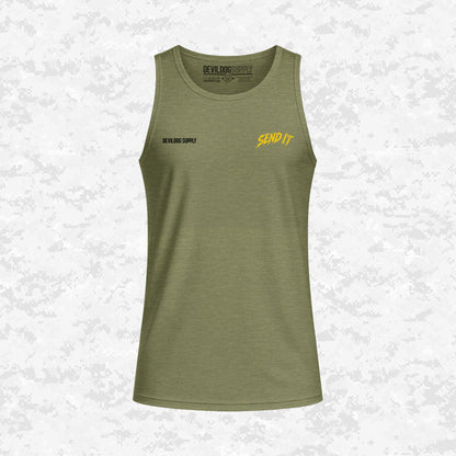 Send It | You Don’t Quit | DRIFIT Sleeveless, Tank, Sleeveless Hoodie