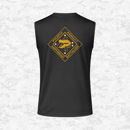 4th Assault Amphibian Battalion "4th Tracks" DRIFIT Sleeveless, Tank, Sleeveless Hoodie