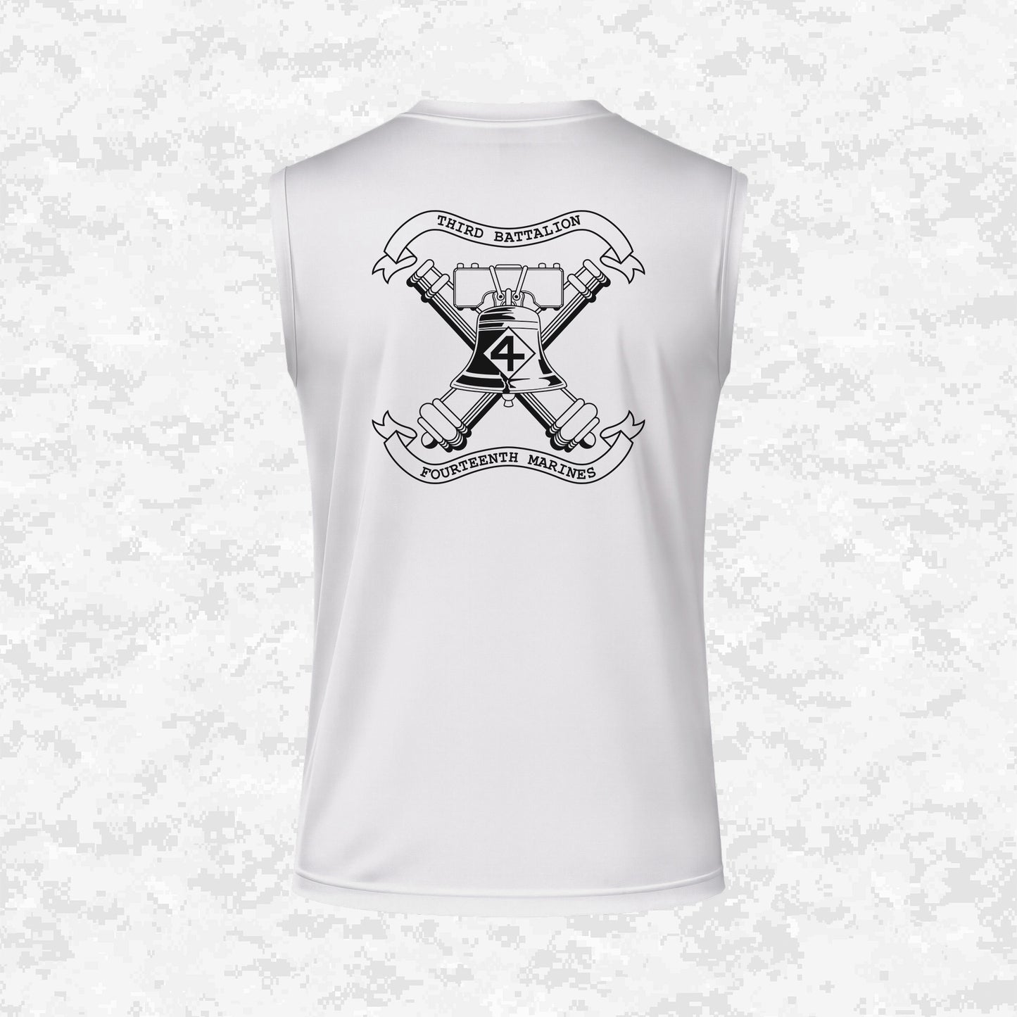 3rd Battalion 14th Marines Unit "Liberty" #2 DRIFIT Sleeveless, Tank, Sleeveless Hoodie