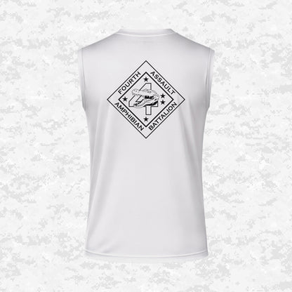 4th Assault Amphibian Battalion "4th Tracks" DRIFIT Sleeveless, Tank, Sleeveless Hoodie