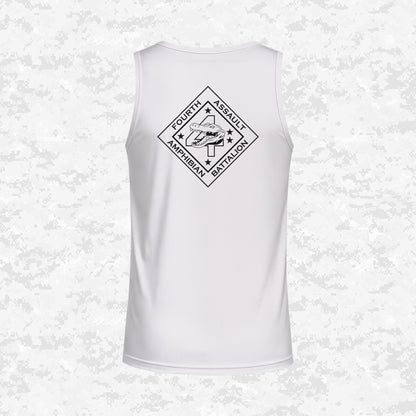 4th Assault Amphibian Battalion "4th Tracks" DRIFIT Sleeveless, Tank, Sleeveless Hoodie