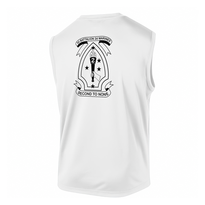 2nd Battalion 2nd Marines Unit "Warlords" #2 DRIFIT Sleeveless, Tank, Sleeveless Hoodie