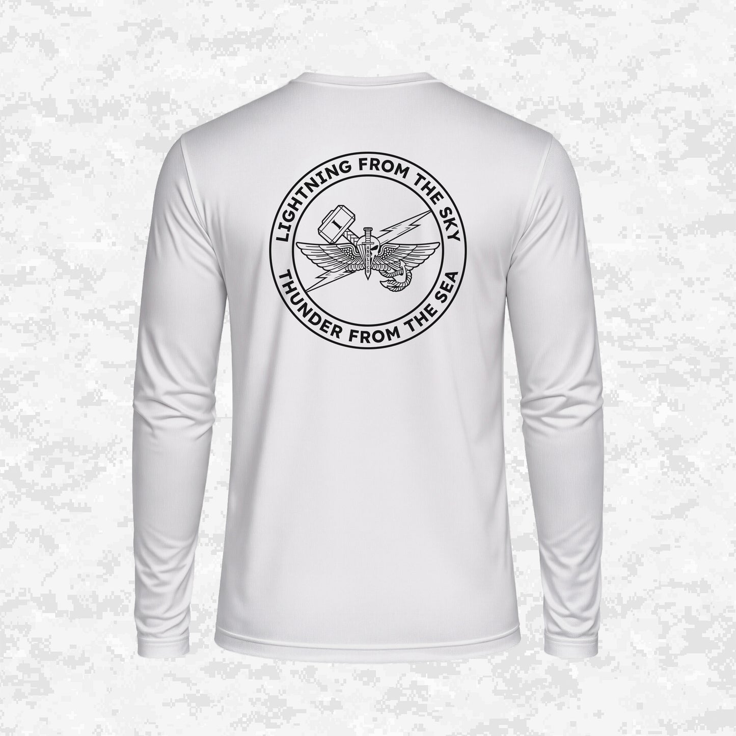 1st ANGLICO | Lightning From The Sky, Thunder From The Sea | DRIFIT Long sleeve, Hoodie