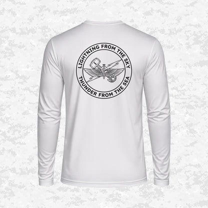 1st ANGLICO | Lightning From The Sky, Thunder From The Sea | DRIFIT Long sleeve, Hoodie