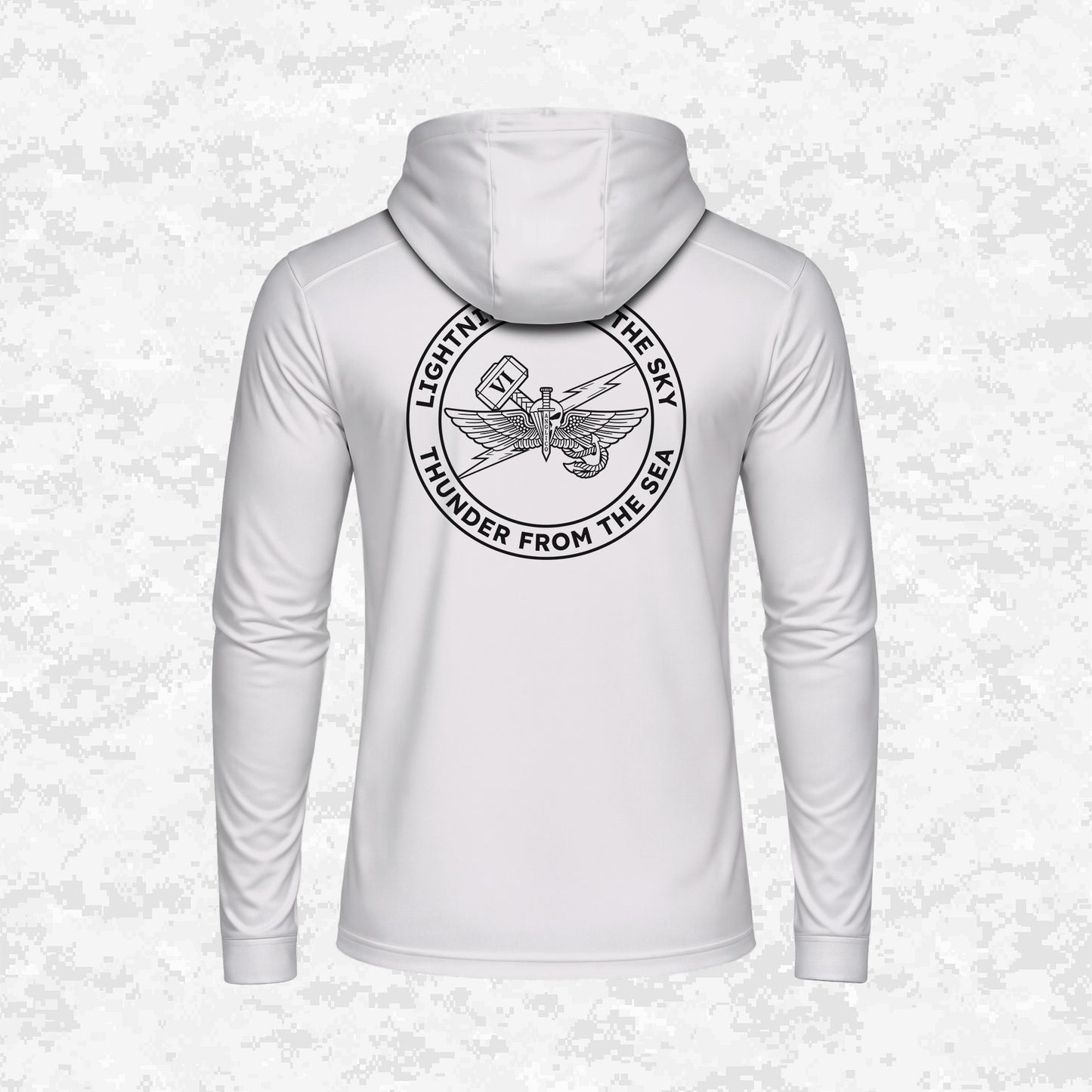 6th ANGLICO | Lightning From The Sky, Thunder From The Sea | DRIFIT Long sleeve, Hoodie