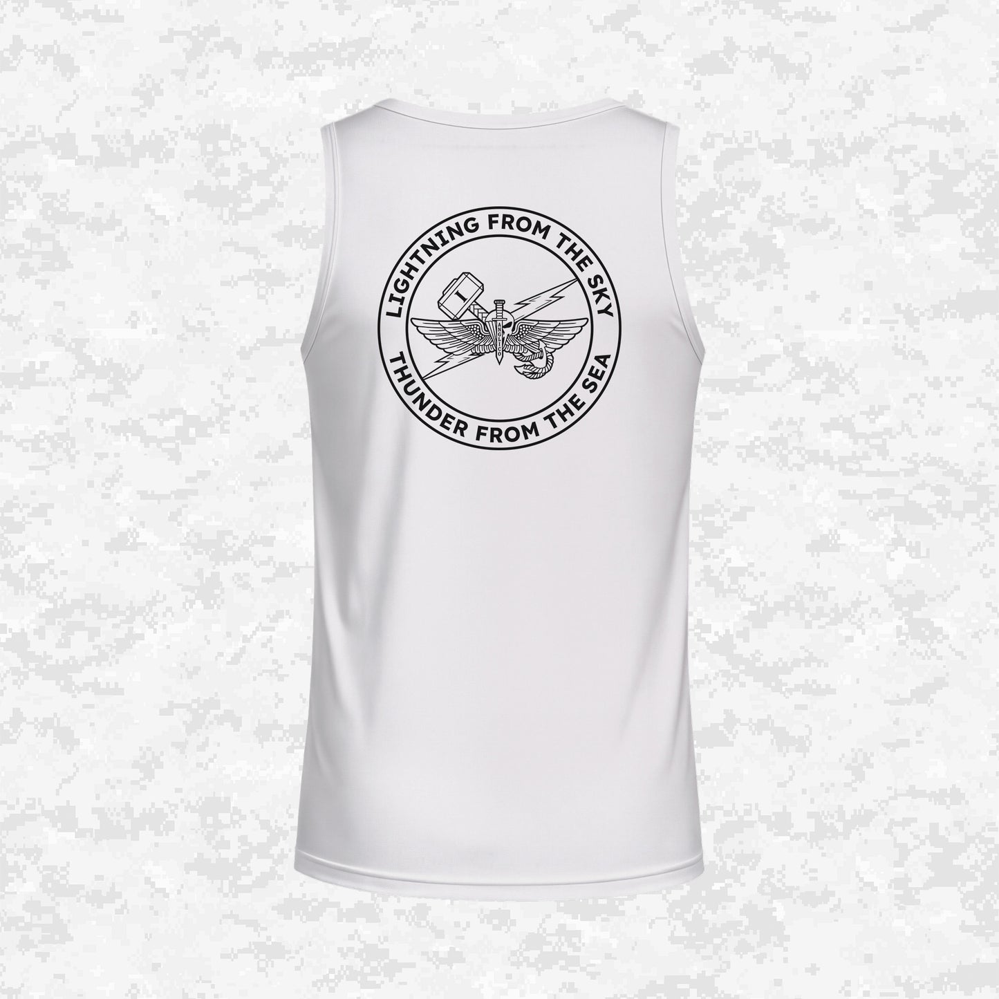 1st ANGLICO | Lightning From The Sky, Thunder From The Sea | DRIFIT Sleeveless, Tank, Sleeveless Hoodie