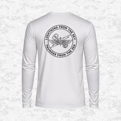 2nd ANGLICO | Lightning From The Sky, Thunder From The Sea | DRIFIT Long sleeve, Hoodie