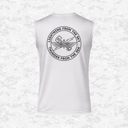 4th ANGLICO | Lightning From The Sky, Thunder From The Sea | DRIFIT Sleeveless, Tank, Sleeveless Hoodie