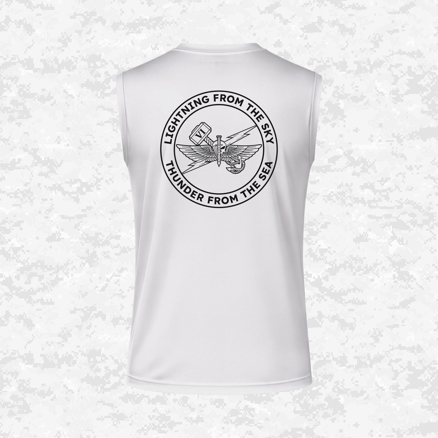 6th ANGLICO | Lightning From The Sky, Thunder From The Sea | DRIFIT Sleeveless, Tank, Sleeveless Hoodie