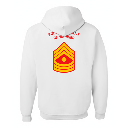 E8 First Sergeant of Marines Hoodie