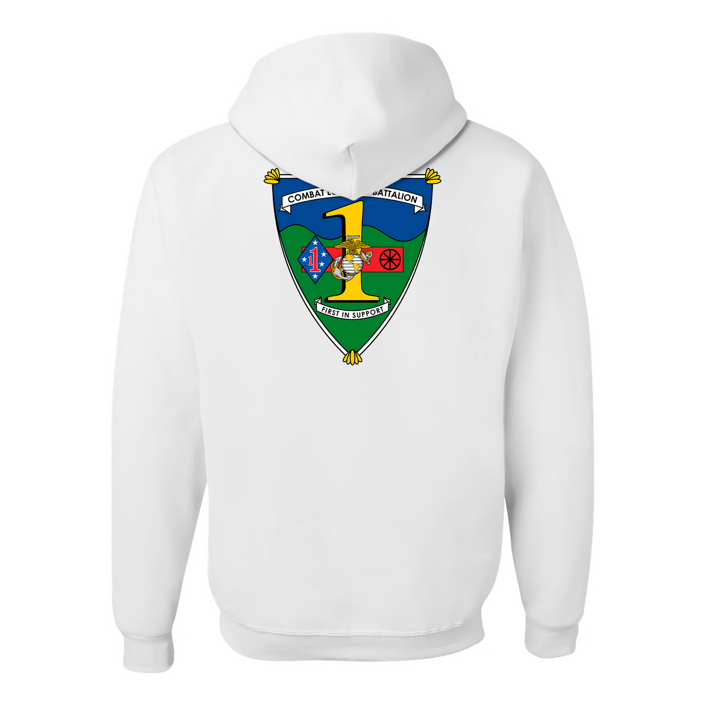 Combat Logistics Battalion 1 Unit “ First in Support” Hoddie