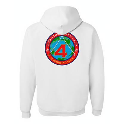 Combat Logistics Battalion 4 Unit ¨The Supporting Edge¨ Hoodie #1