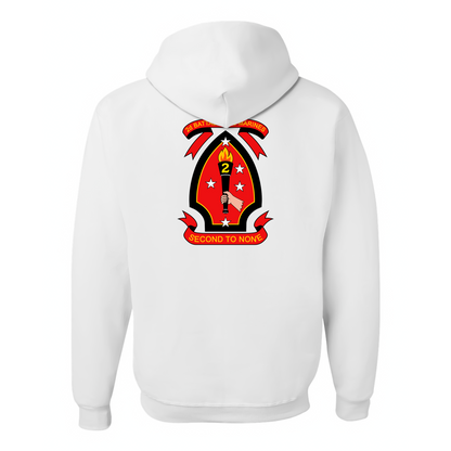 2nd Battalion 2nd Marines Unit ¨Warlords¨ Hoodies #2