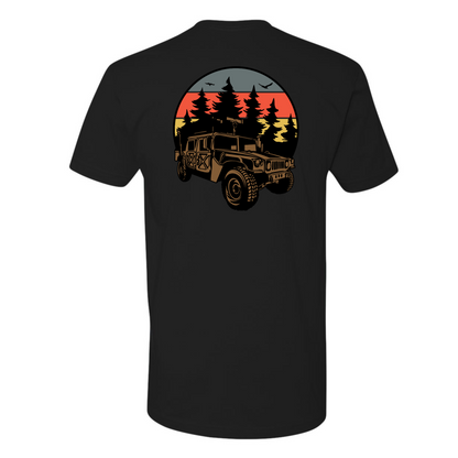 USMC shirt Sunset Humvee