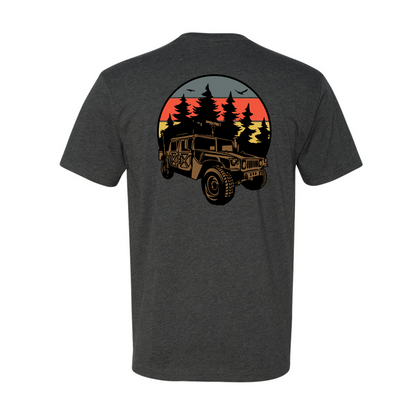 USMC shirt Sunset Humvee