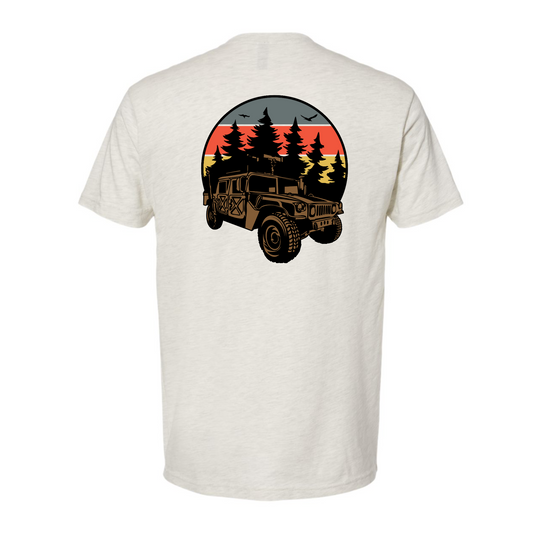 USMC shirt Sunset Humvee